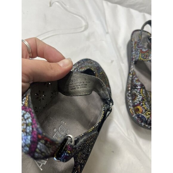 Alegria Jemma Spiro Multi Jem 325 Sz 38 US 8 - 8.5 Leather Clog Mary Jane - Picture 5 of 15